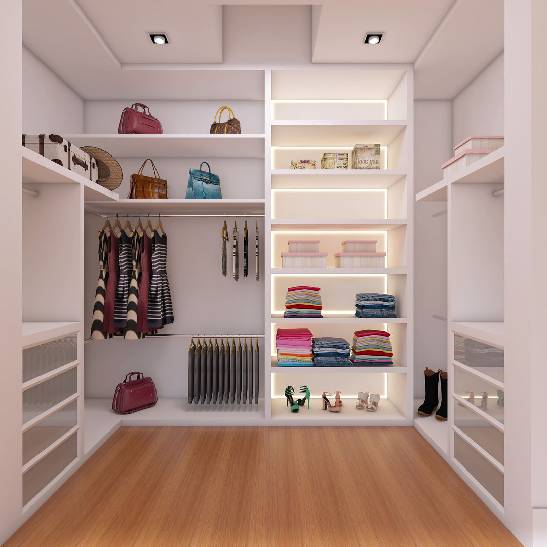 homify Modern dressing room