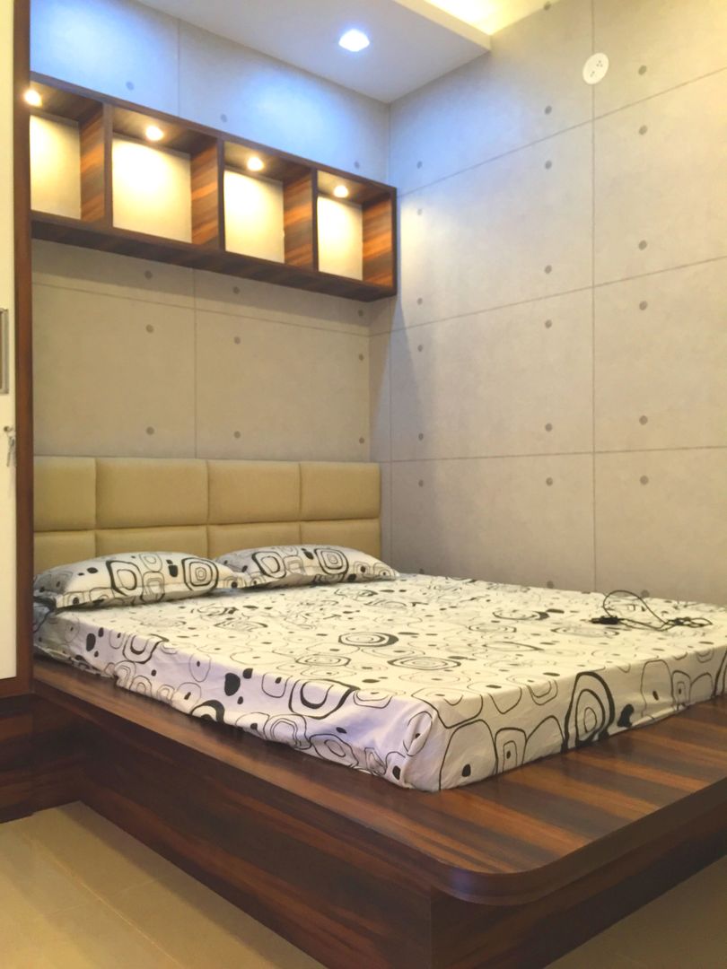 Mr. Jitendra Pathak, GREEN HAT STUDIO PVT LTD GREEN HAT STUDIO PVT LTD Modern style bedroom