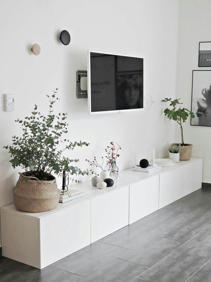 homify Salon scandinave Placards & Buffet