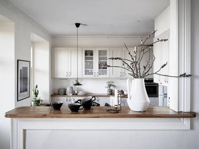 homify Dapur Gaya Skandinavia Bench tops