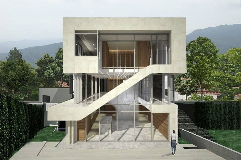 山嵐之家, 行一建築 _ Yuan Architects 行一建築 _ Yuan Architects Maisons modernes