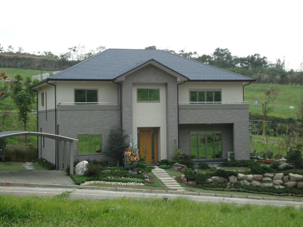 斷熱氣密高效節能─魔法瓶住宅, 台日國際住宅股份有限公司 台日國際住宅股份有限公司 Casas asiáticas