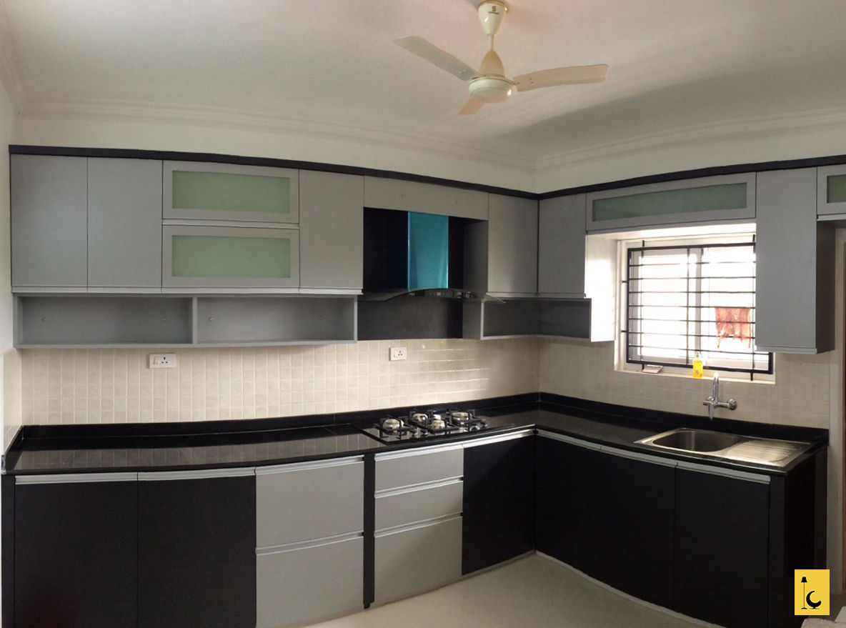Bellisima, Mangalore Indoor Concepts Modern kitchen Wood Wood effect Cabinets & shelves