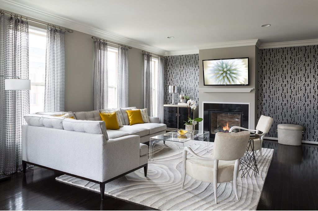 Viva Vogue - Living Room Lorna Gross Interior Design Modern living room