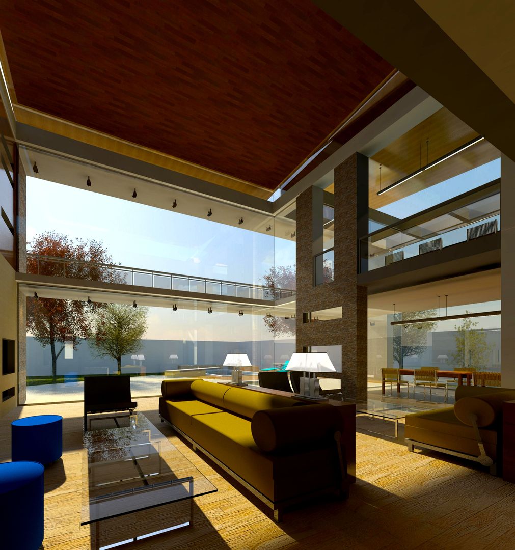 Modern House in Secunda, Essar Design Essar Design Salas de estar modernas