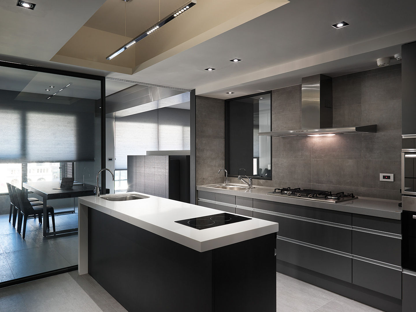 這間房 This House, Taipei Base Design Center Taipei Base Design Center Cocinas de estilo minimalista