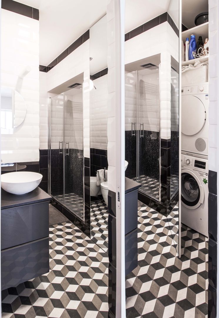 Appartamento M52, THSC THSC Casas de banho minimalistas