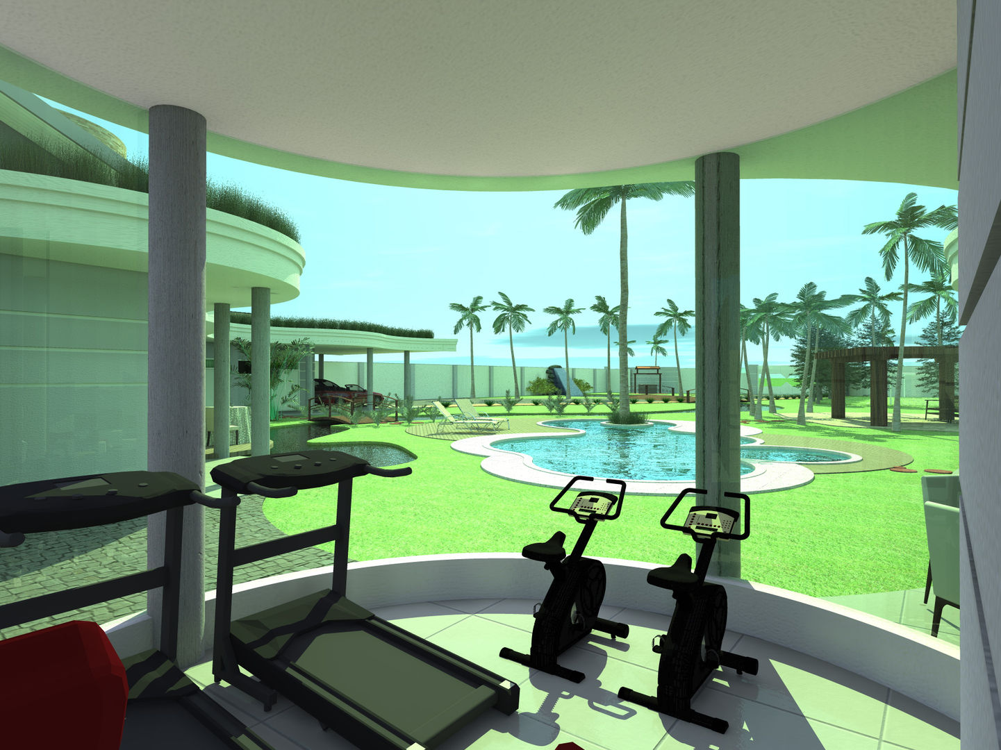 homify Ruang Fitness
