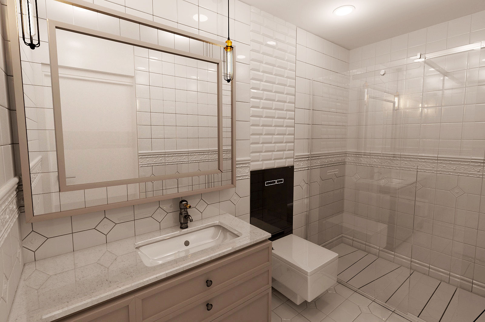 homify Modern bathroom