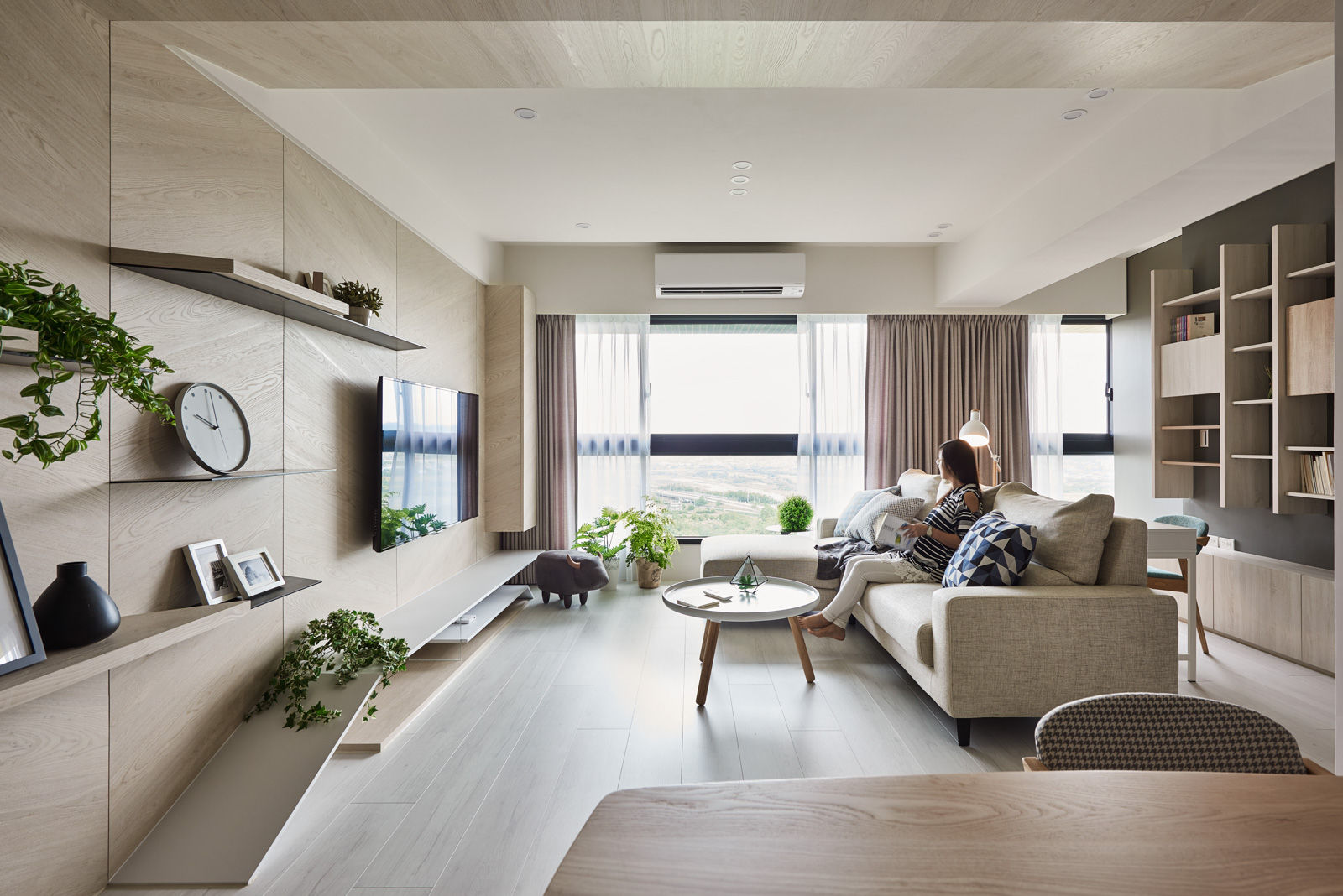 K-HOUSE, 思維空間設計 思維空間設計 Minimalist living room