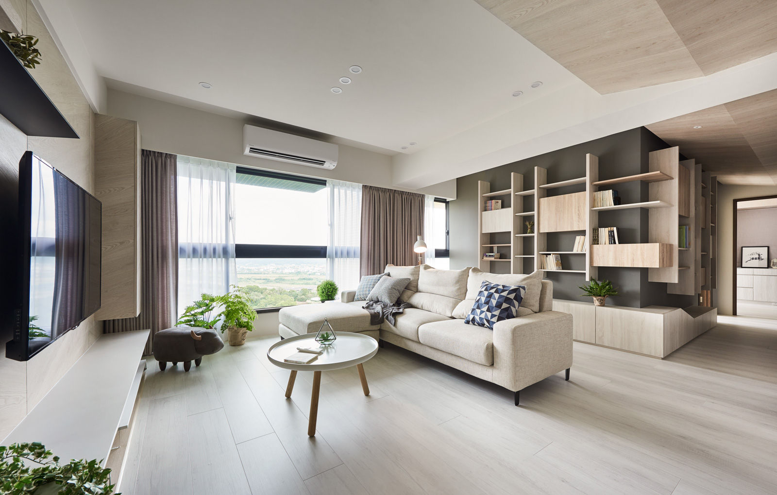 K-HOUSE, 思維空間設計 思維空間設計 Minimalist living room