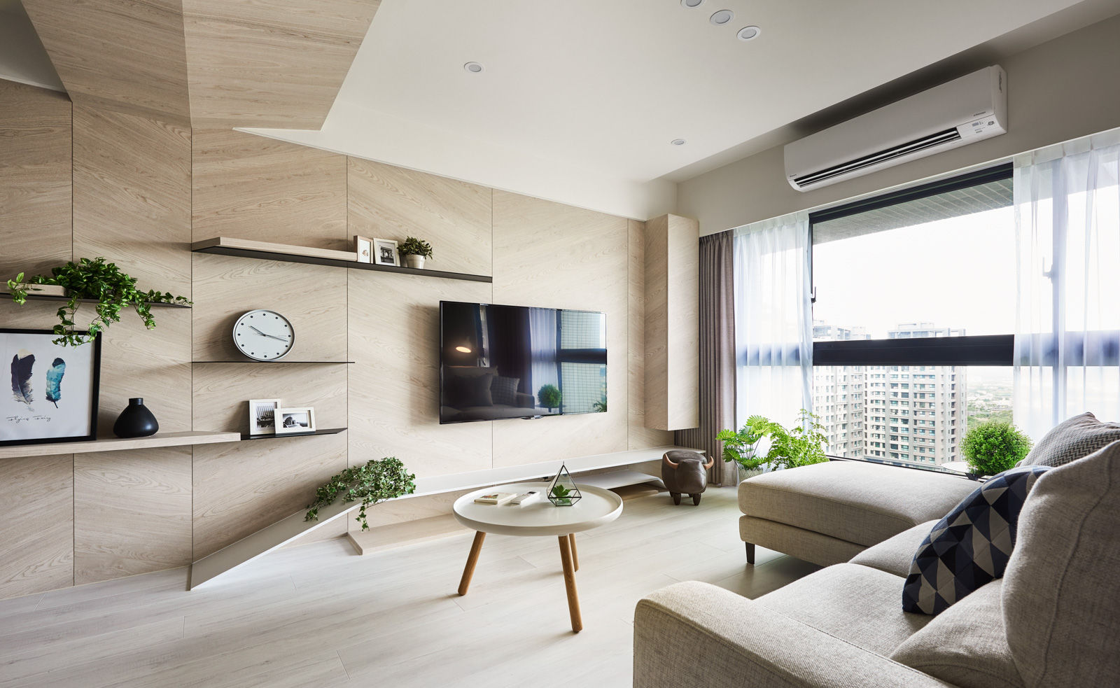 K-HOUSE, 思維空間設計 思維空間設計 Minimalist living room