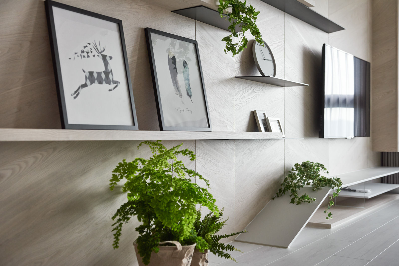 K-HOUSE, 思維空間設計 思維空間設計 Livings de estilo minimalista
