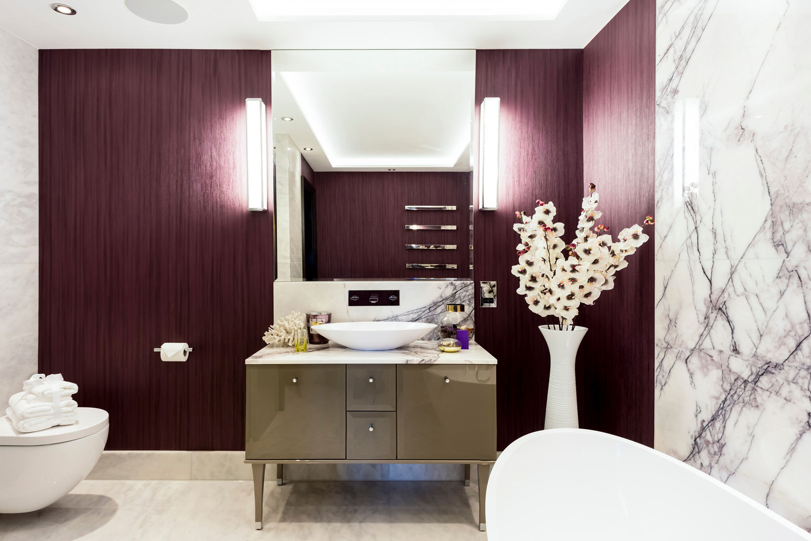 St James Park, Westminster SW1H, London | Penthouse alterations & refurbishment GOAStudio London residential architecture limited Modern style bathrooms