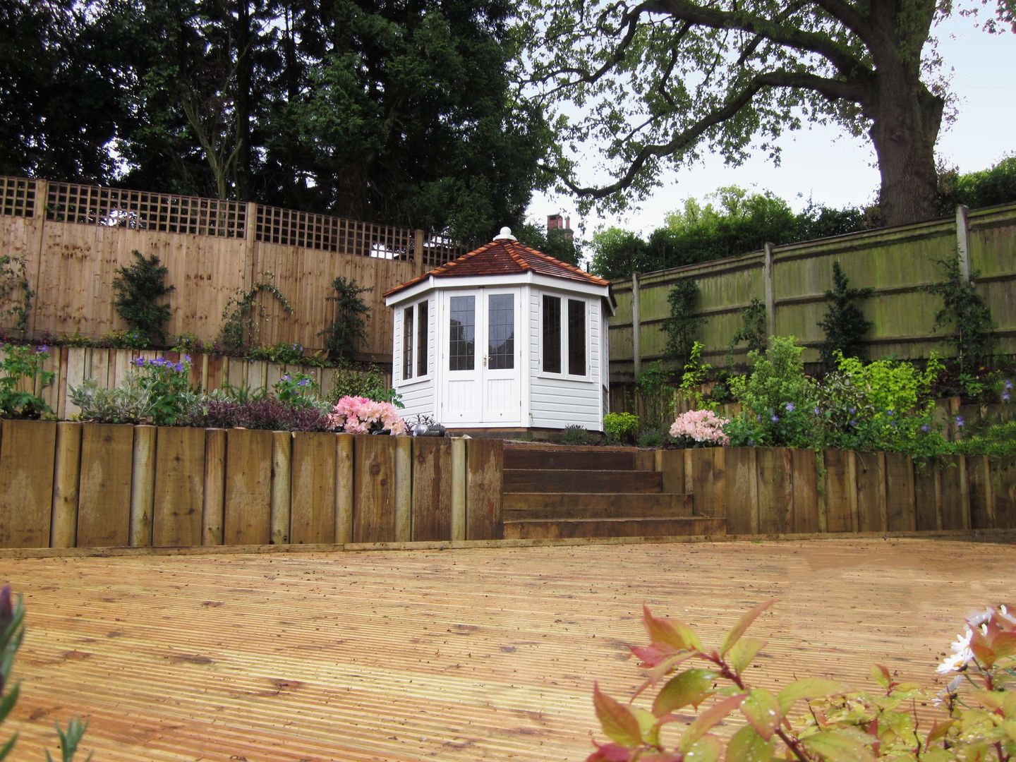 Wiveton with Cedar Shingle Tiles CraneGardenBuildings Classic style garage/shed Garages & sheds