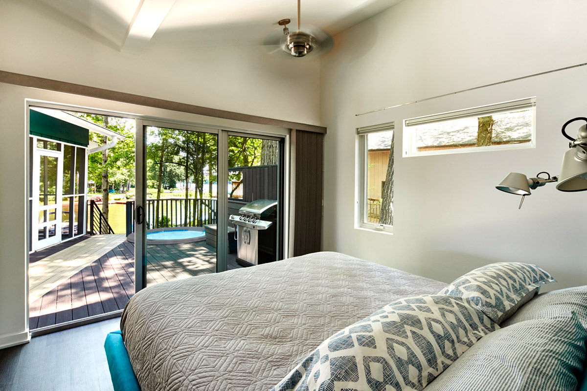 Lake House, KUBE architecture KUBE architecture Bedroom