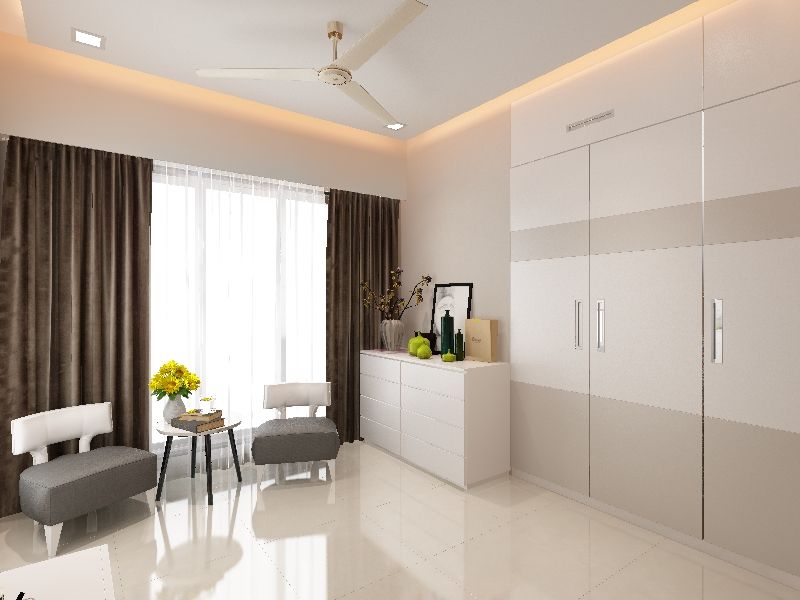 walkin wardrobe homify Modern style bedroom