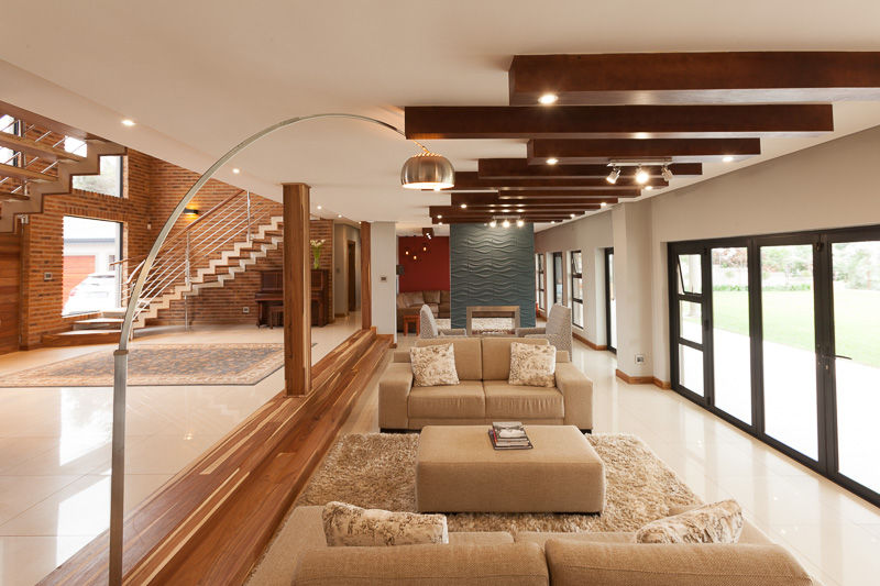 House Naidoo, Redesign Interiors Redesign Interiors Modern living room