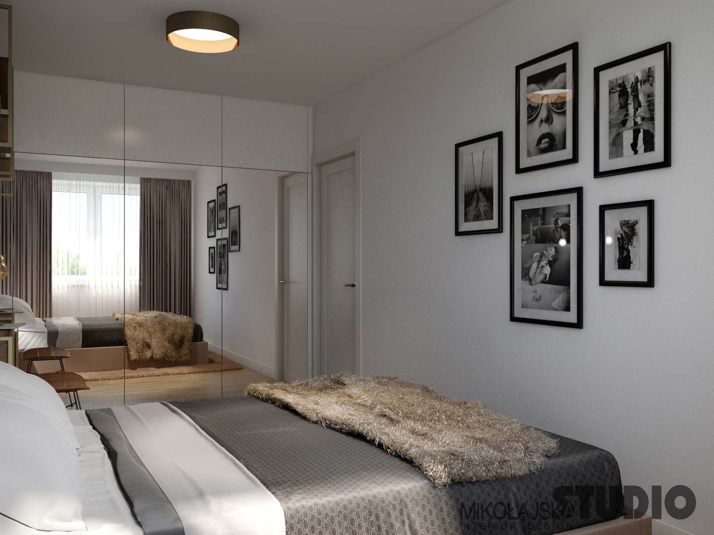 Oswojony kobalt, MIKOŁAJSKAstudio MIKOŁAJSKAstudio Chambre moderne