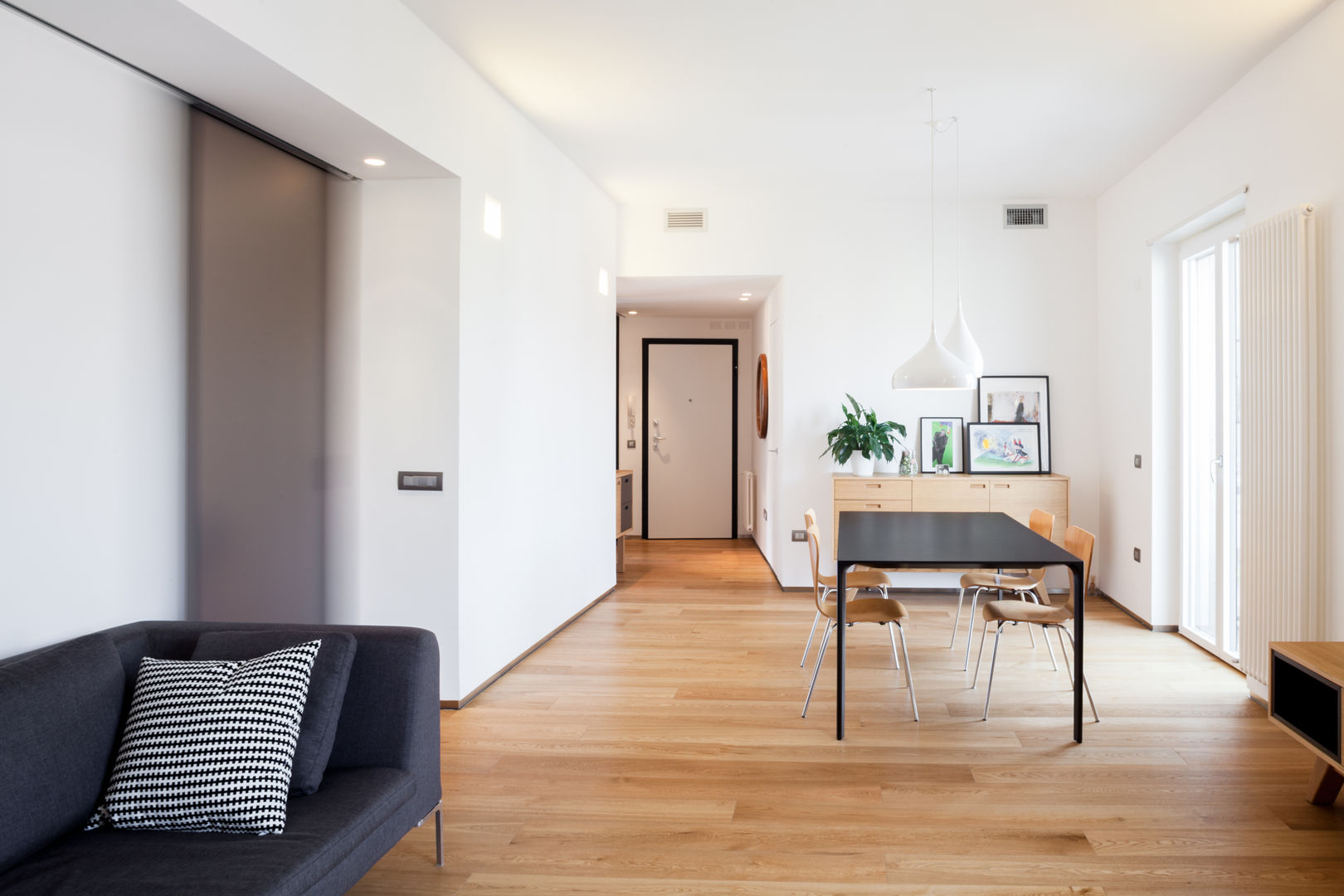 casa SR, M2Bstudio M2Bstudio Minimalistische woonkamers