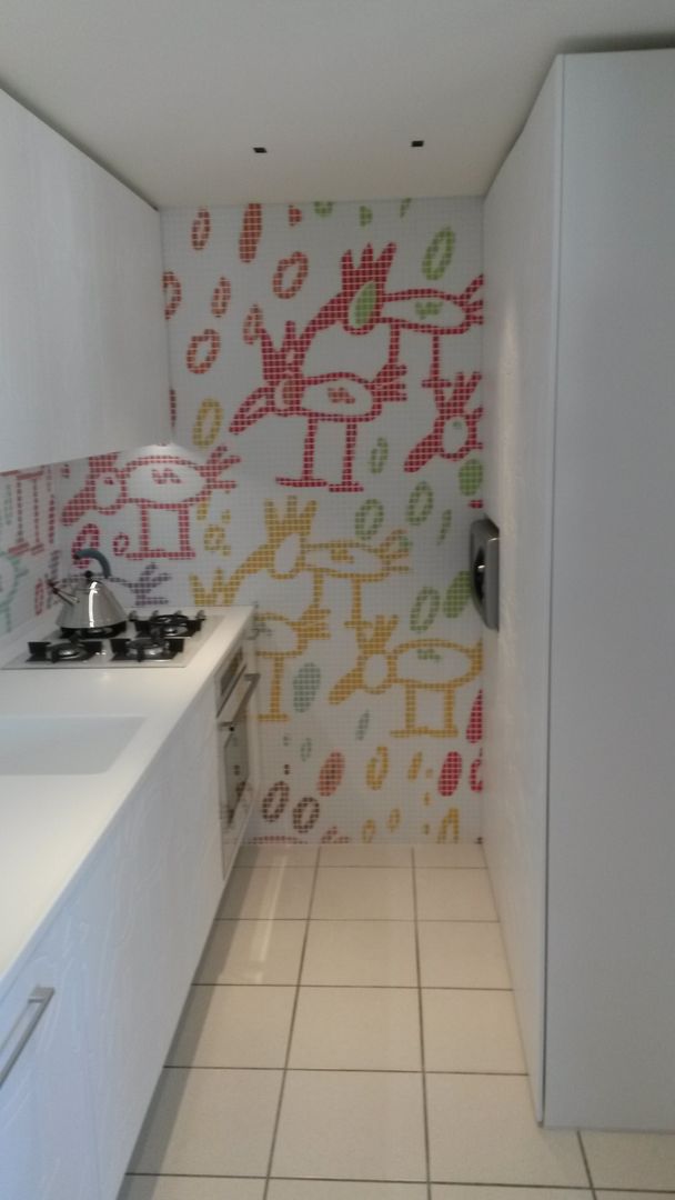 CUCINA PRESSO ABITAZIONE PRIVATA, GEMANCO DESIGN SRL GEMANCO DESIGN SRL Cocinas modernas Azulejos