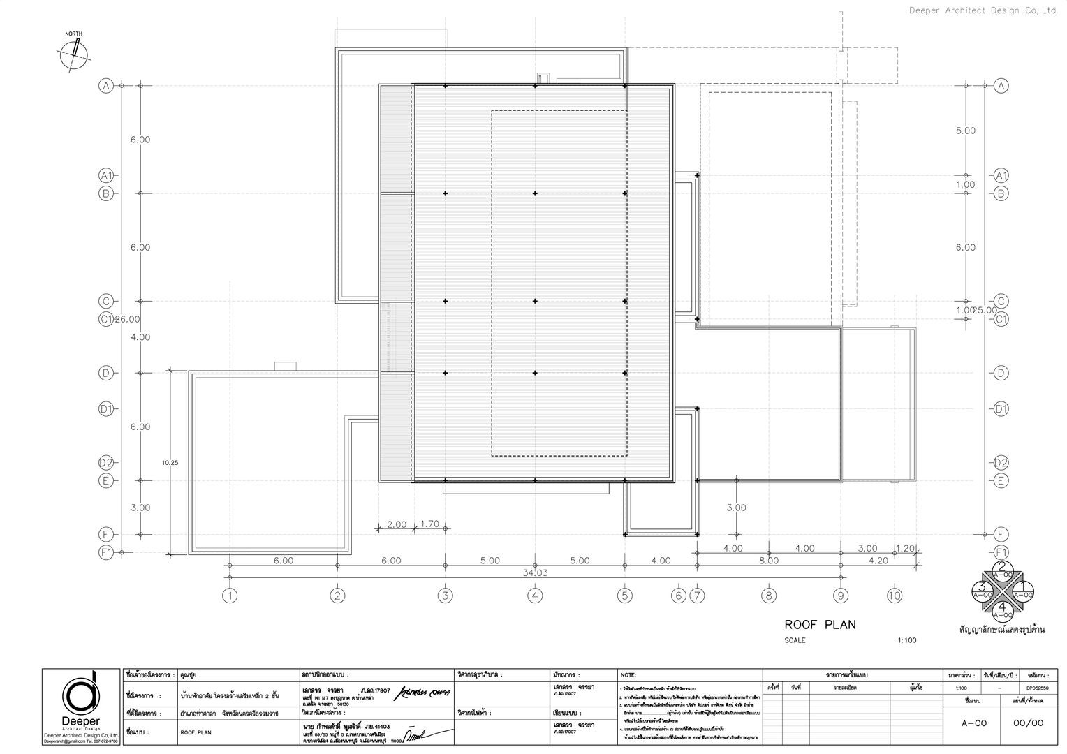 Roof plan homify