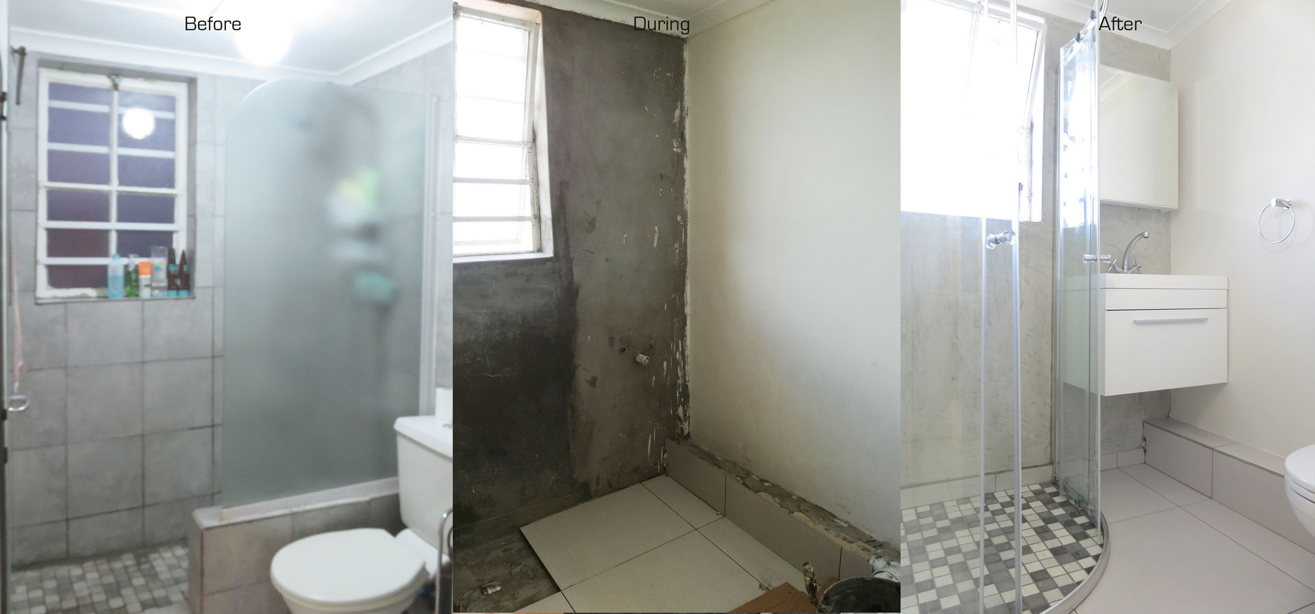 Small Bathroom Renovation, Trait Decor Trait Decor Moderne Badezimmer