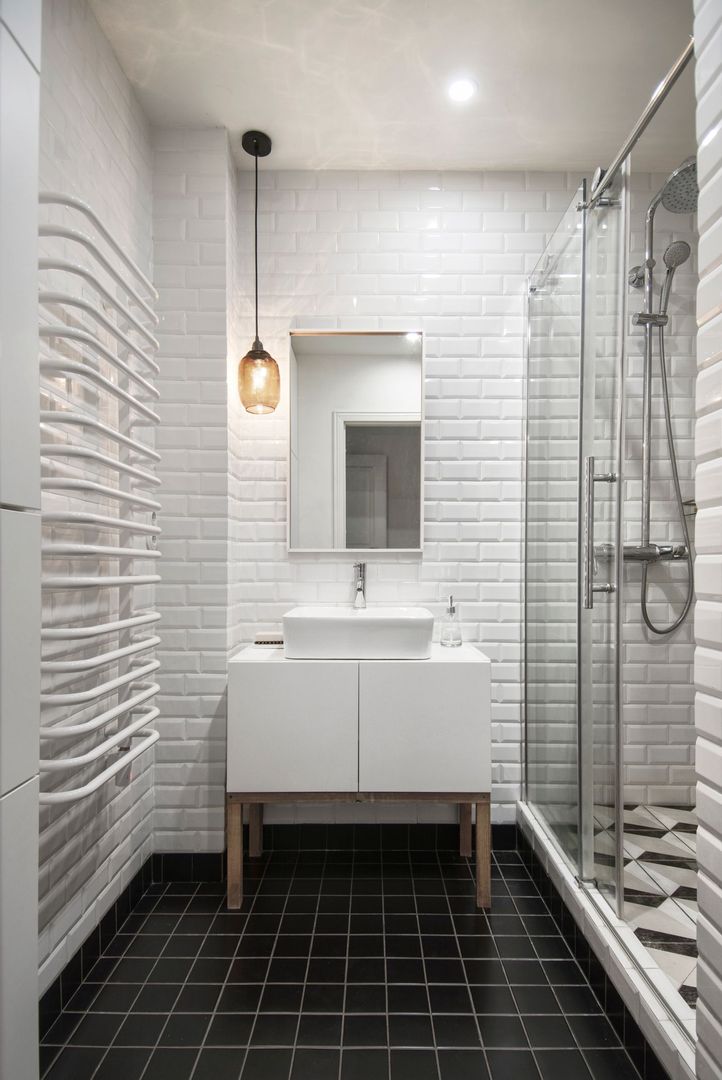 Интерьер AV, INT2architecture INT2architecture Scandinavian style bathrooms Tiles