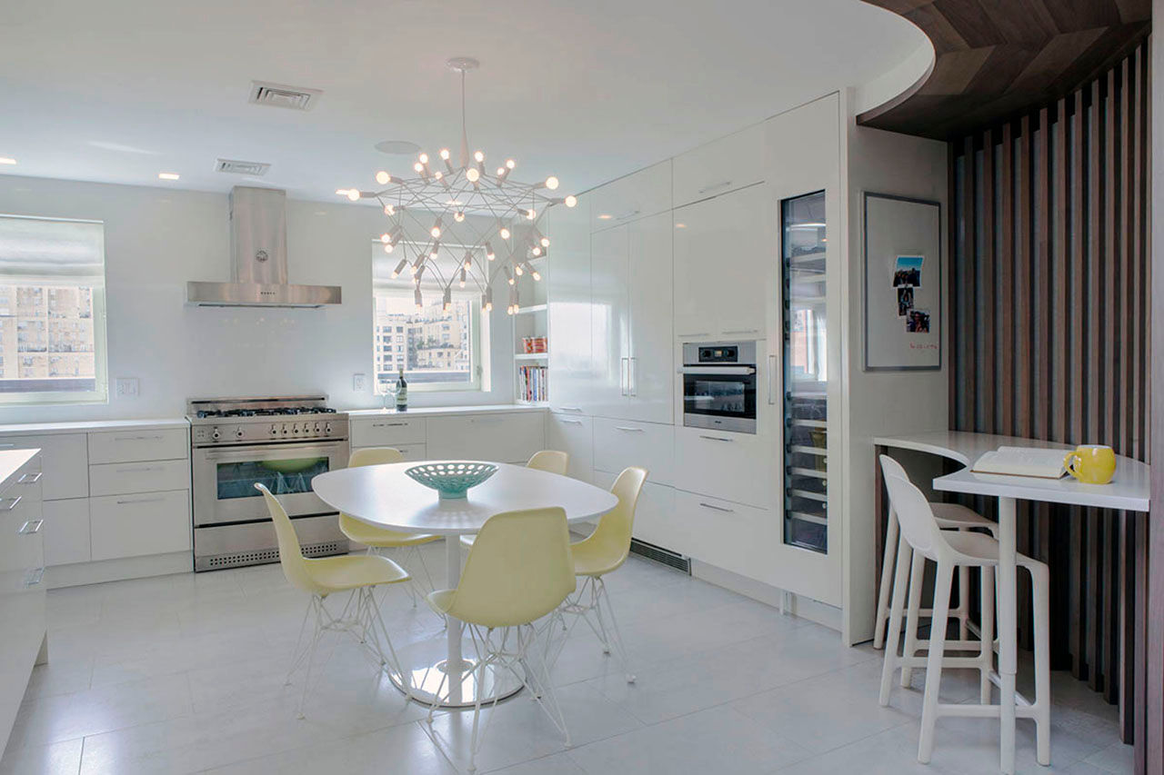 W 87th St Penthouse, Eisner Design Eisner Design Modern style kitchen