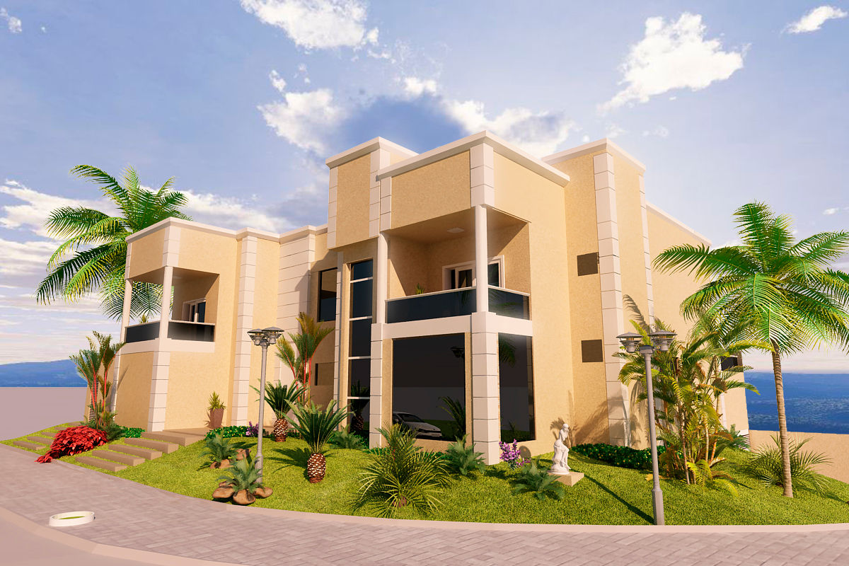 Residencia Portinari, Vitruvius 3D Vitruvius 3D Modern houses Concrete