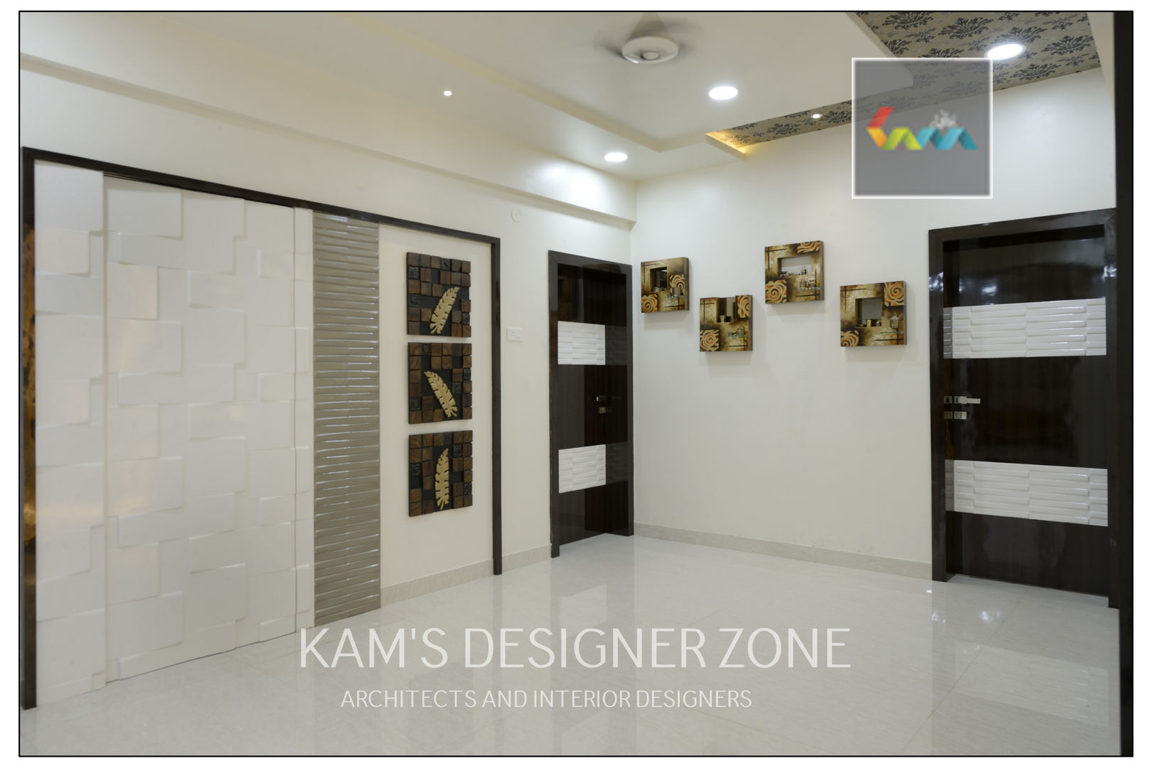 Home interior design for Kiran , KAMS DESIGNER ZONE KAMS DESIGNER ZONE غرف اخرى صور ولوحات