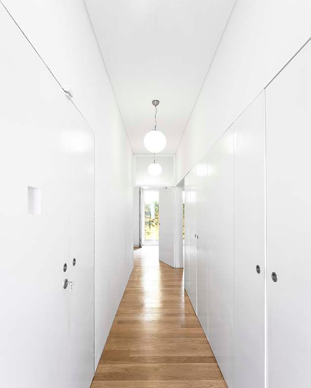 Apartamento em Belém, Tiago Filipe Santos - Arquitetura Tiago Filipe Santos - Arquitetura Corridor & hallway