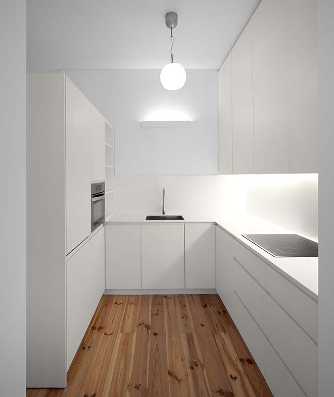 Apartamento em Arroios, Tiago Filipe Santos - Arquitetura Tiago Filipe Santos - Arquitetura Minimalist kitchen
