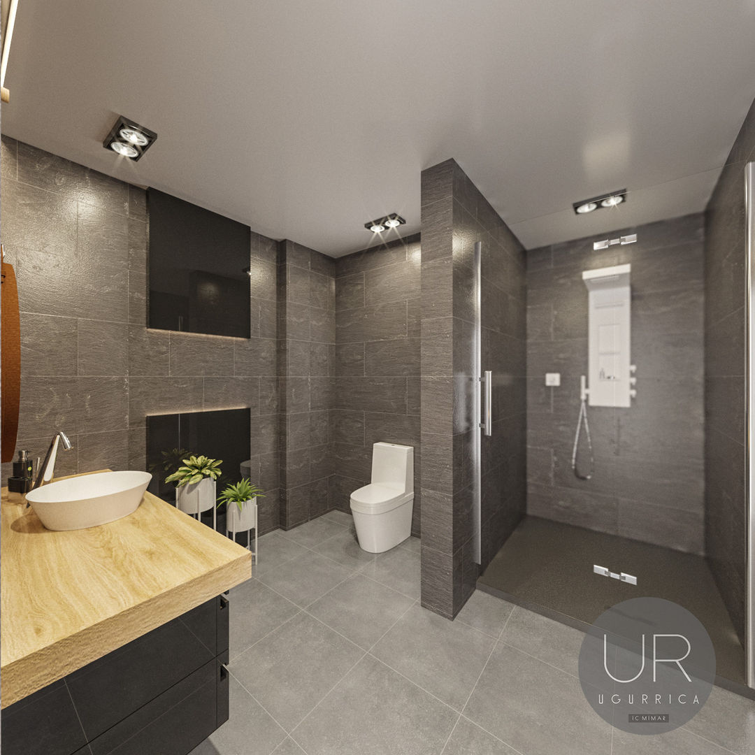 homify Modern bathroom Ceramic