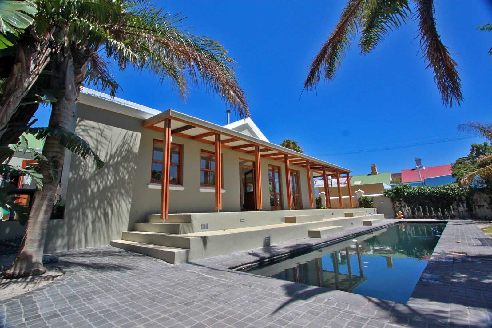 front terrace Till Manecke:Architect Classic style houses garden,pool,patio,Garden,cape town,house