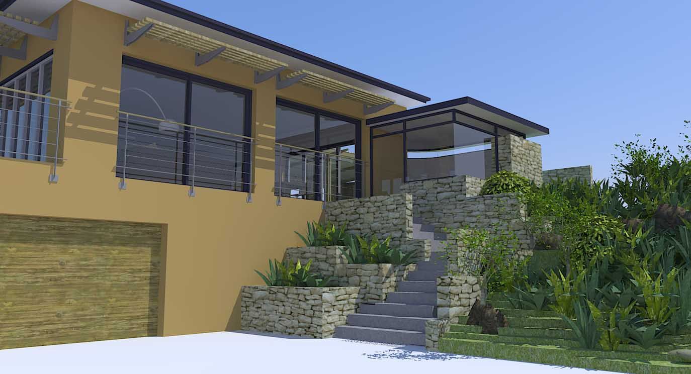 House alteration project in Hout Bay 2011, Till Manecke:Architect Till Manecke:Architect モダンな 家