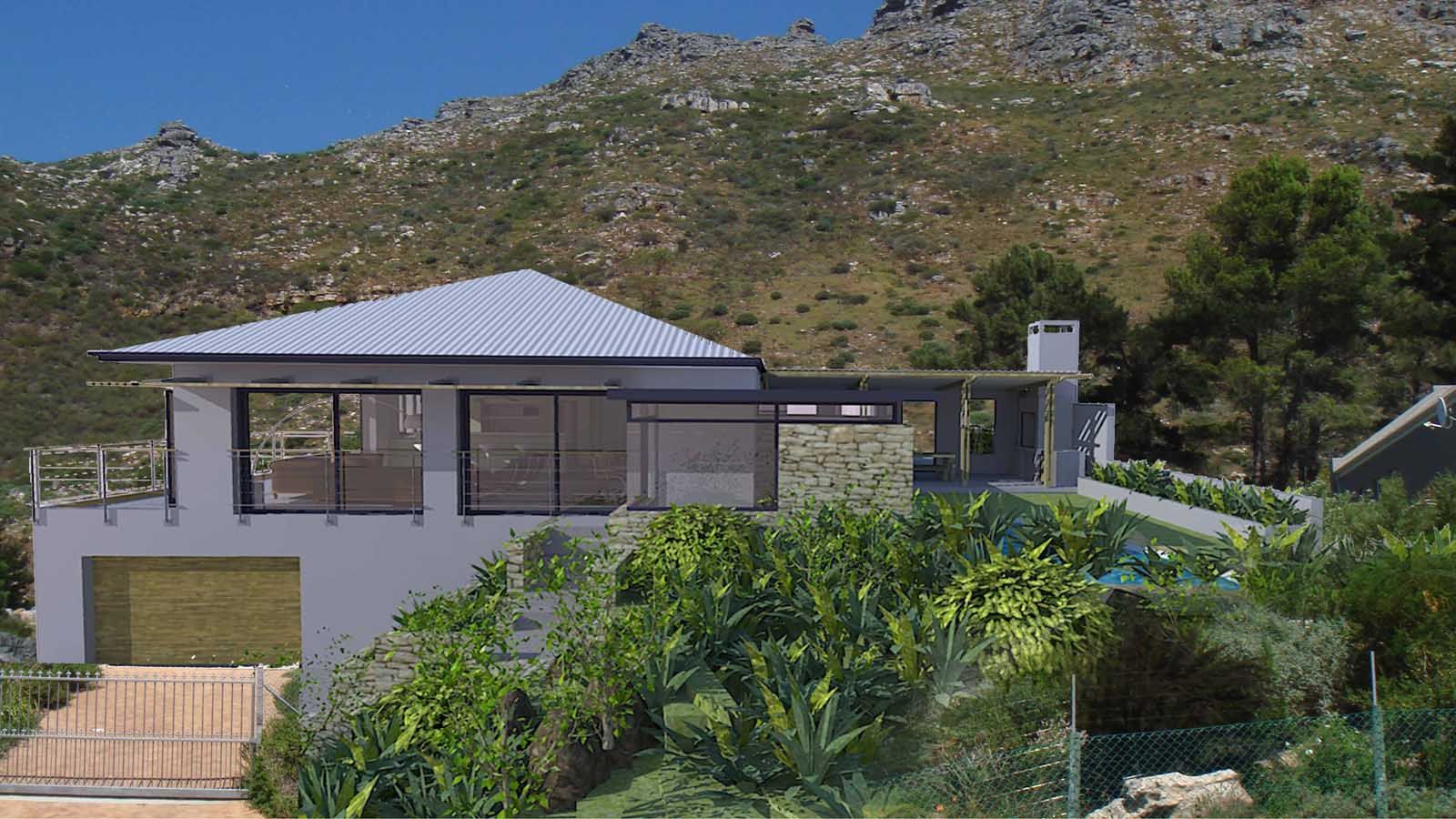 House alteration project in Hout Bay 2011, Till Manecke:Architect Till Manecke:Architect モダンな 家