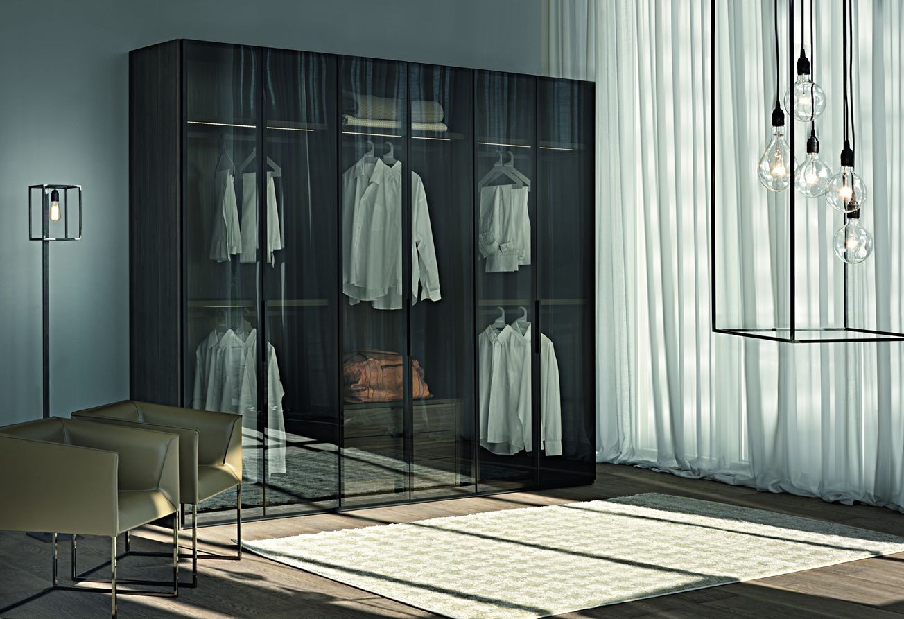 EMOTION HINGED DOOR WARDROBE IQ Furniture Vestidores de estilo moderno Armarios y cómodas