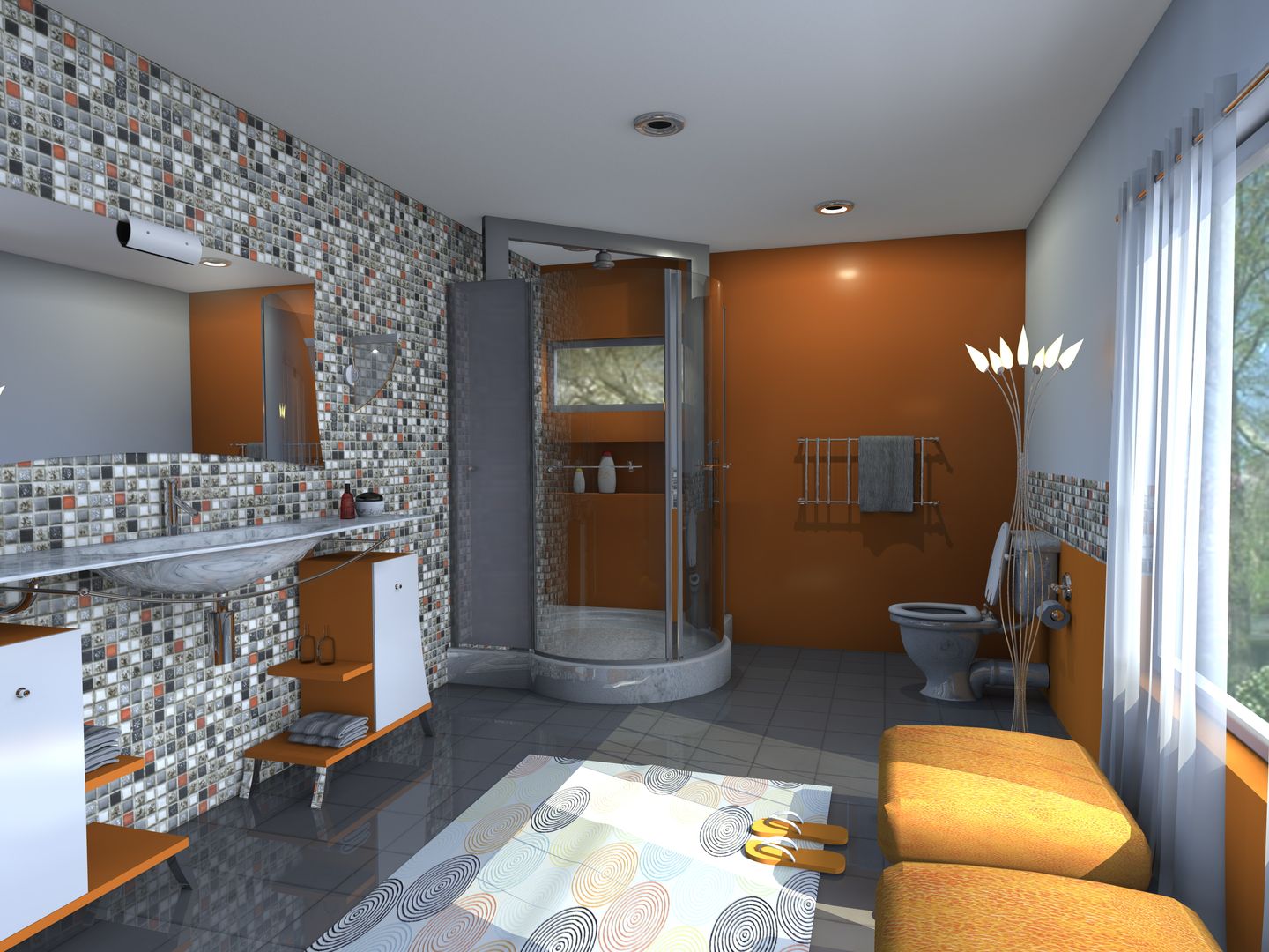 homify Kamar Mandi Modern Decoration