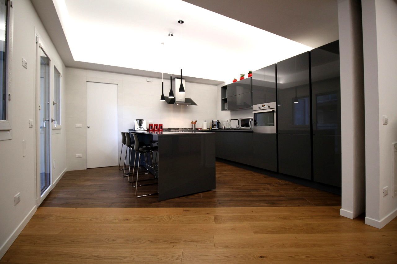 APPARTAMENTO A PALERMO - 2016, Giuseppe Rappa & Angelo M. Castiglione Giuseppe Rappa & Angelo M. Castiglione Minimalist kitchen