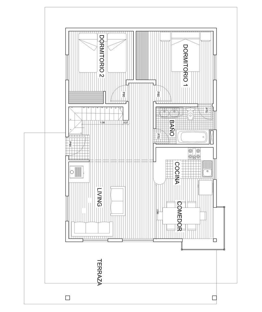 Cabaña Ñancul, Arquitectura y Construcción Chinquel Arquitectura y Construcción Chinquel Salle à manger rustique Bois Effet bois