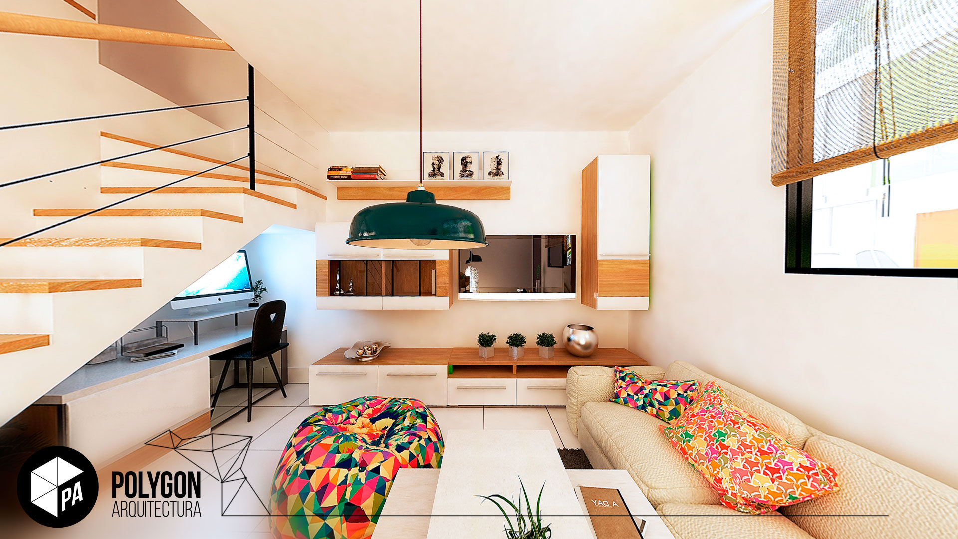 Proyecto Residencial Albores , Polygon Arquitectura Polygon Arquitectura Living room