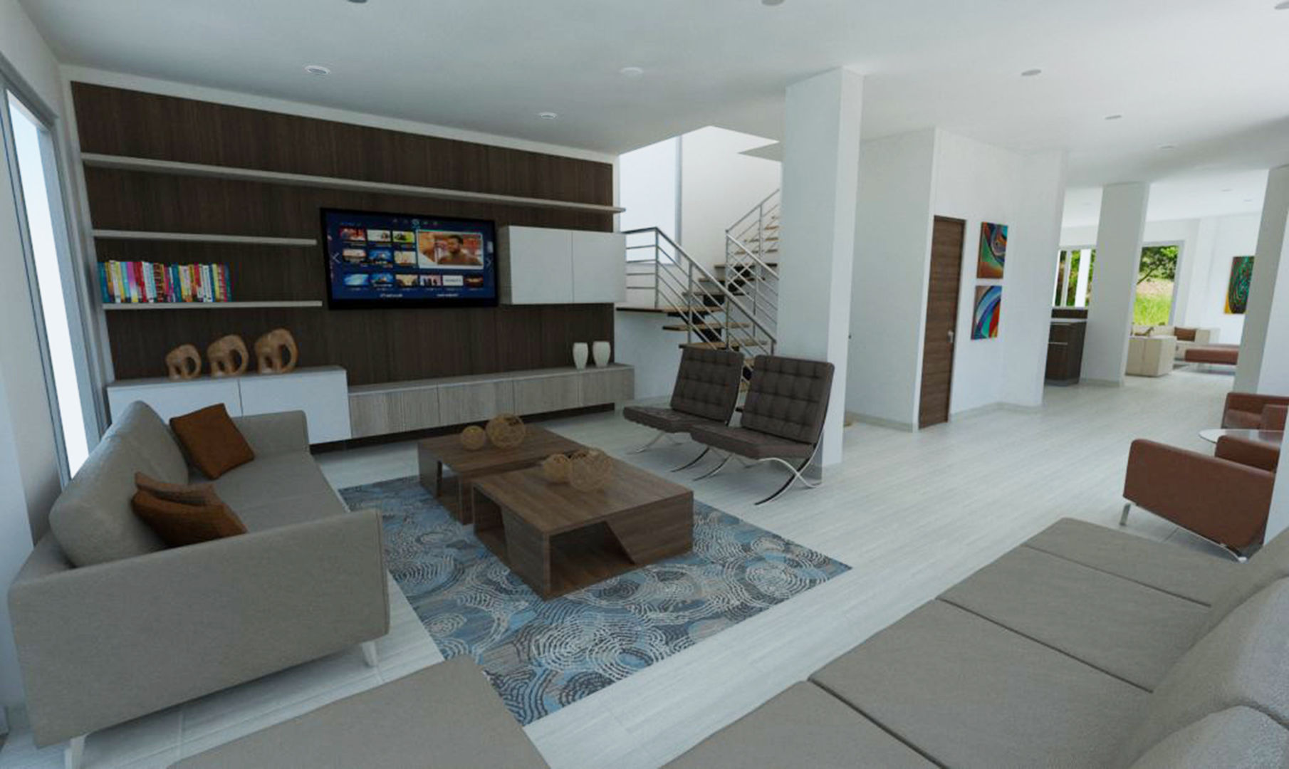 homify Modern style media rooms Wood Wood effect