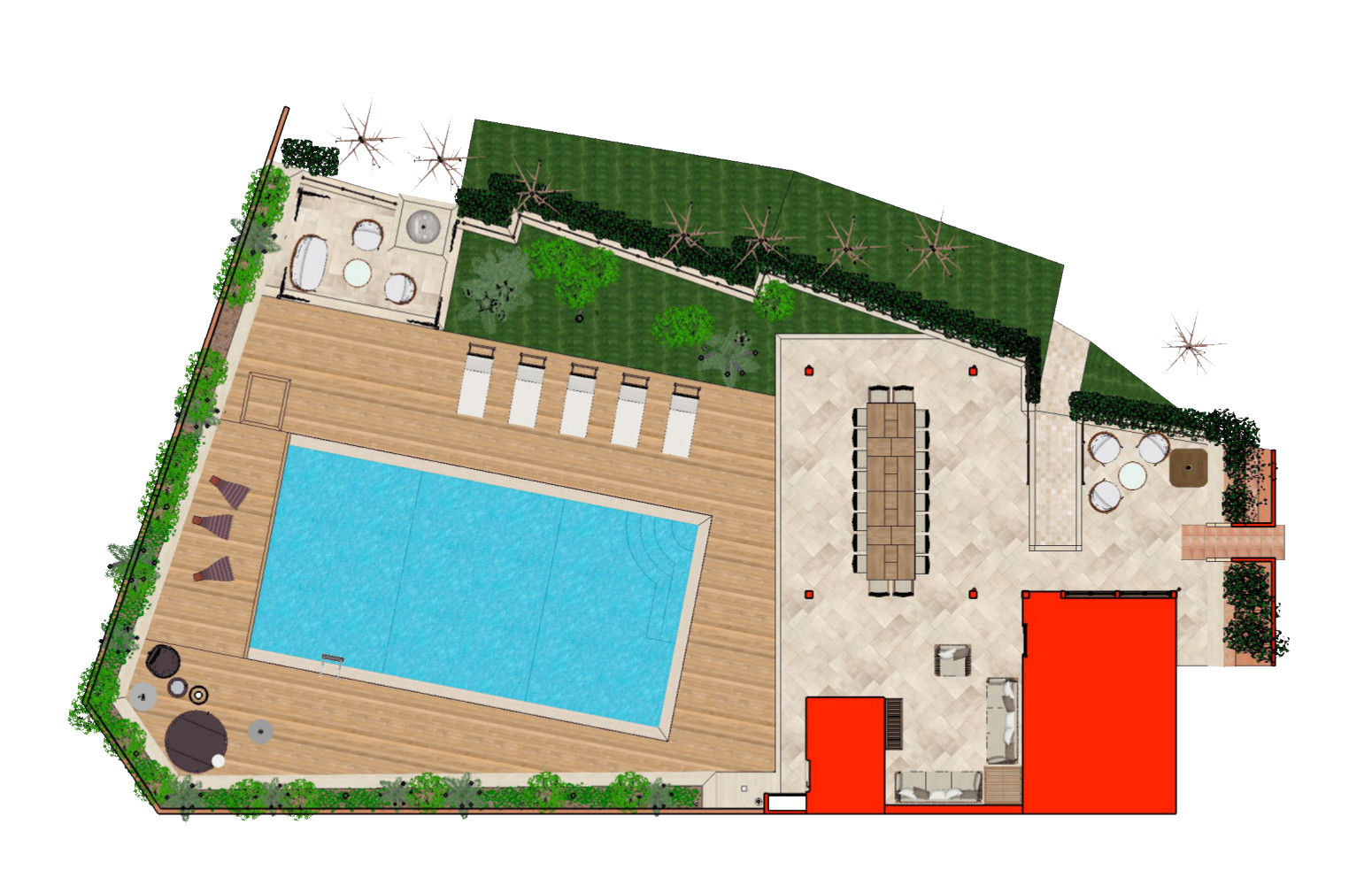 Villa in Rome, Planet G Planet G Mediterrane Pools