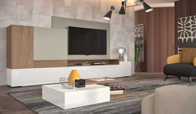 homify Modern living room TV stands & cabinets