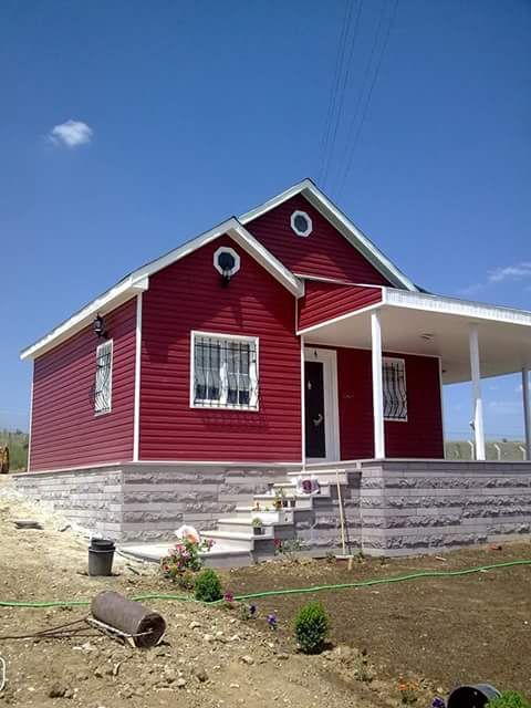 ersin, ersin usta prefabrik ersin usta prefabrik Moderne Häuser Holz Holznachbildung