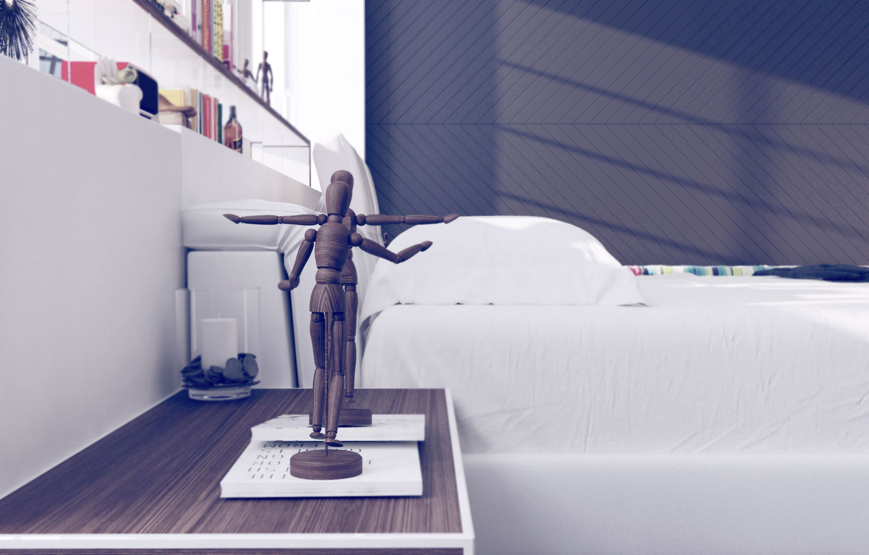 Yatak Odası Bakü , GN İÇ MİMARLIK OFİSİ GN İÇ MİMARLIK OFİSİ Quartos modernos