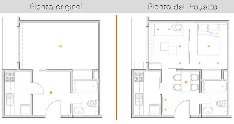 Millenials' Apartment, Majo Barreña Diseño de Interiores Majo Barreña Diseño de Interiores Modern living room