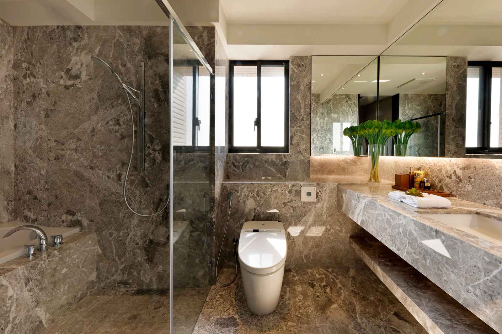 作品十號德鑫v1, 沐設計 沐設計 現代浴室設計點子、靈感&圖片