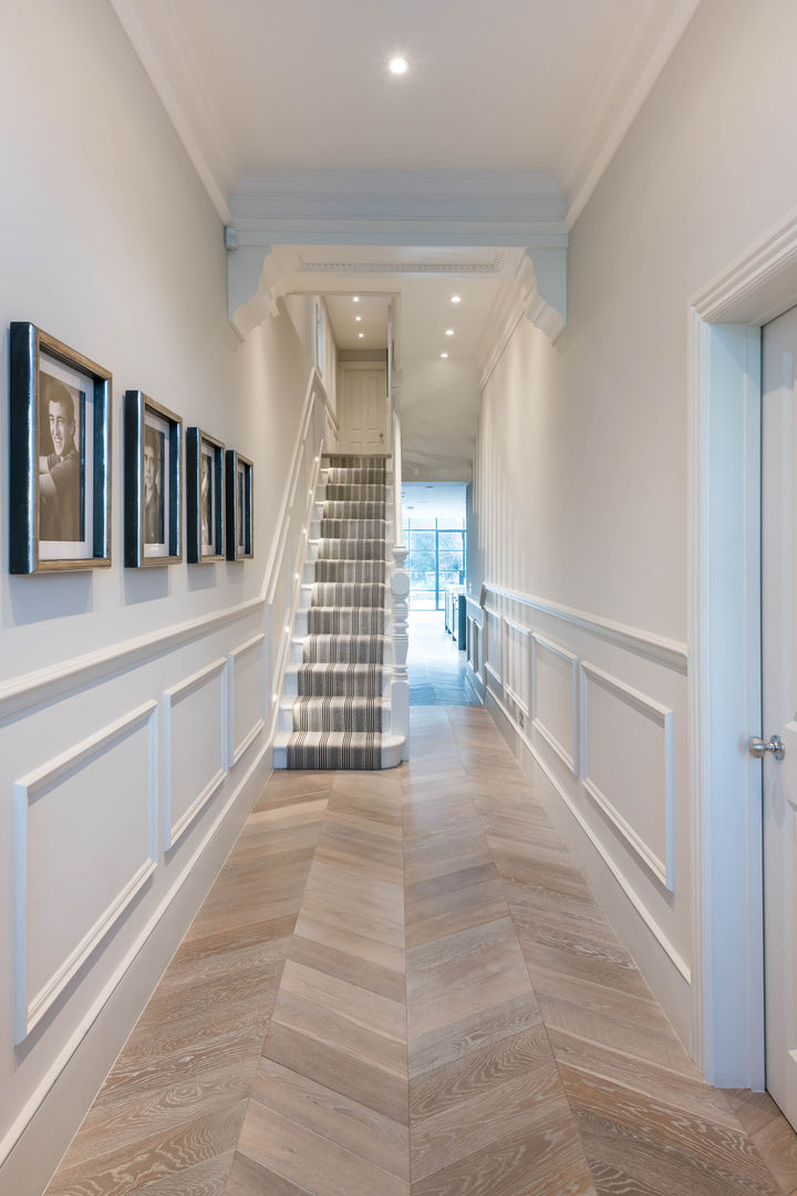 Dorlcote Road, Wandsworth, Grand Design London Ltd Grand Design London Ltd Classic style corridor, hallway and stairs